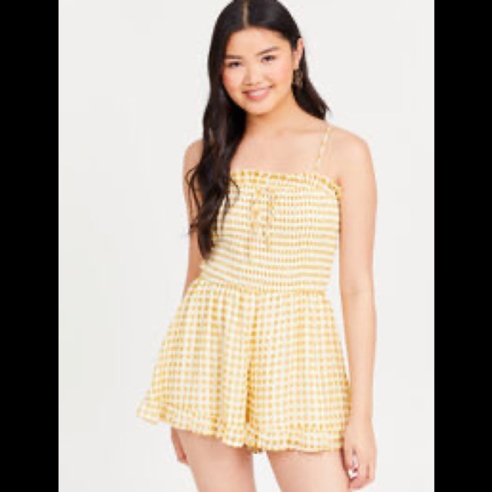 Altard state Gigi gingham romper